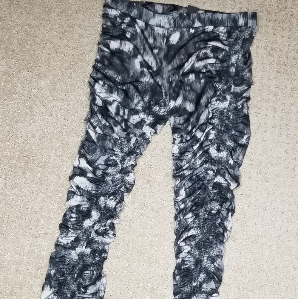 Armani Exchange ruched leggings